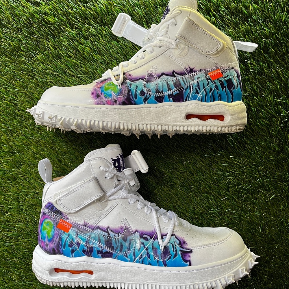 OFF WHITE x AIR FORCE 1 ‘Graffiti’ 🎨